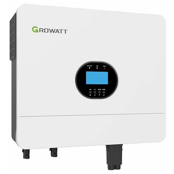 Hybrid Solar Inverter Growatt DC/AC Power Solar Inverter 6KW Power New Energy Storage